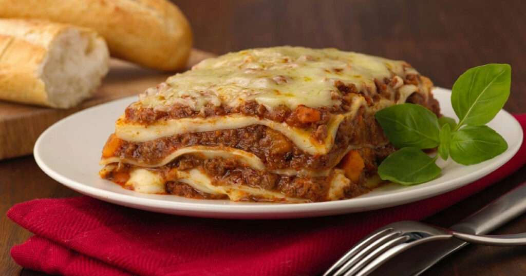 lasaña de carne clásica