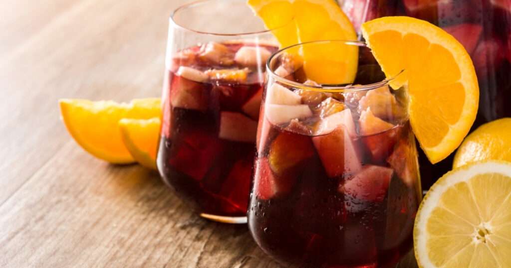 vino tinto en verano
