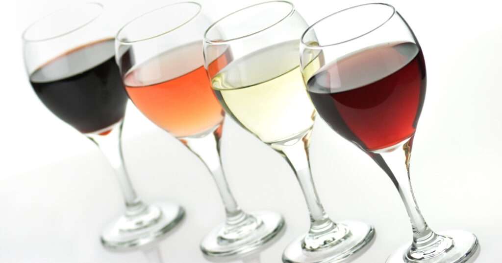 Tipos de copas de vino