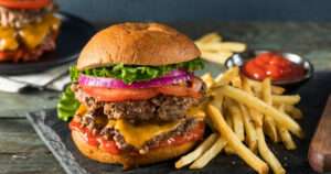 hamburguesa casera gourmet