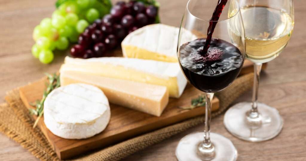 Guía de maridaje de vino y queso