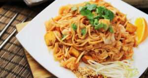 Pad Thai con gambas