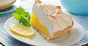 Tarta de limón y merengue