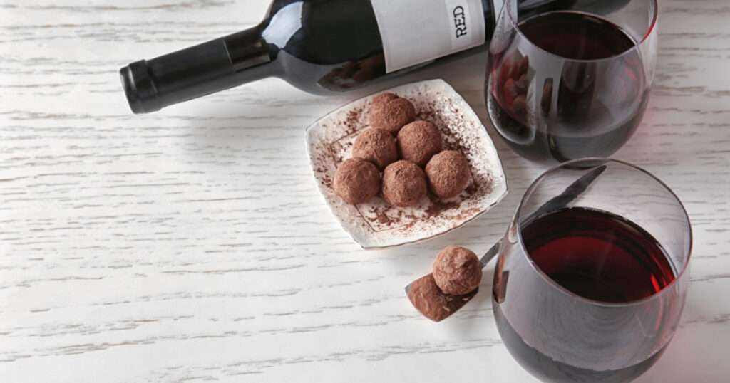 Vino y chocolate