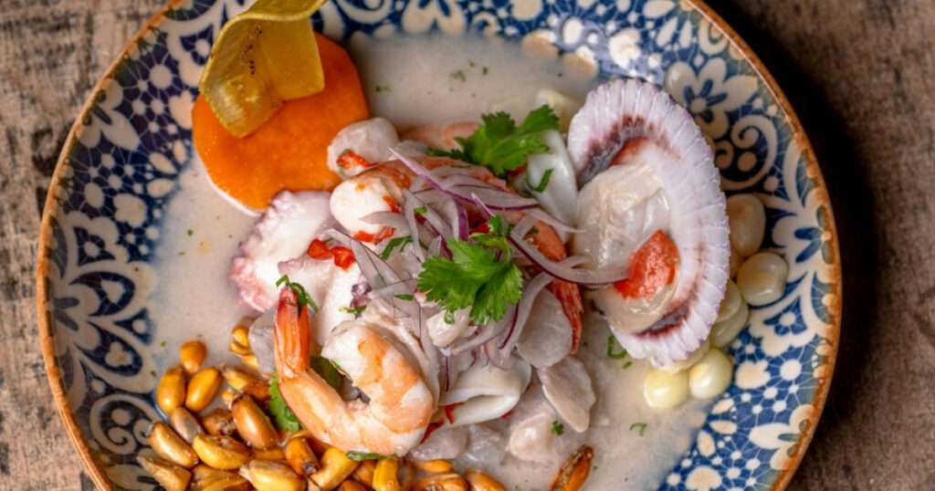 Ceviche de pescado blanco