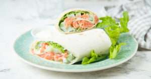 Wrap de salmón