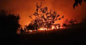 Incendio en la Ribeira Sacra