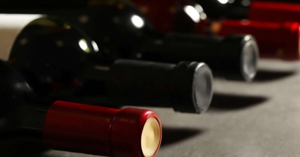 colección de vinos en casa