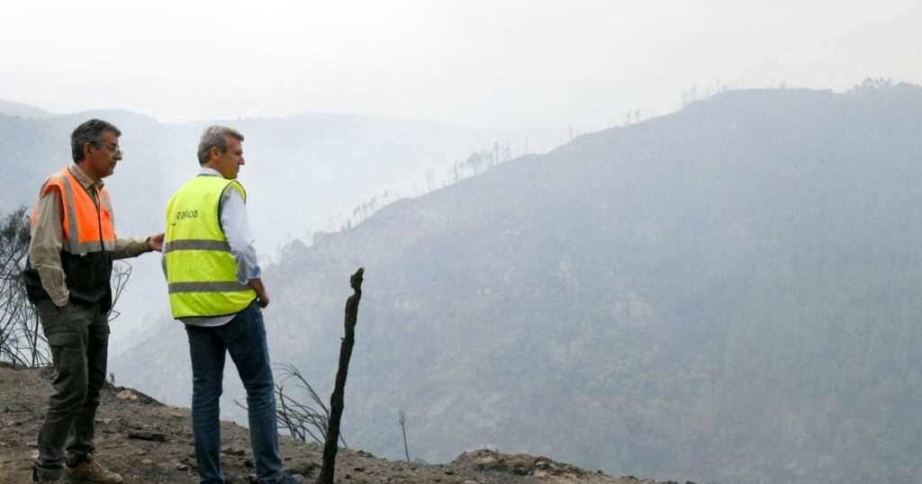 incendios forestales en Galicia